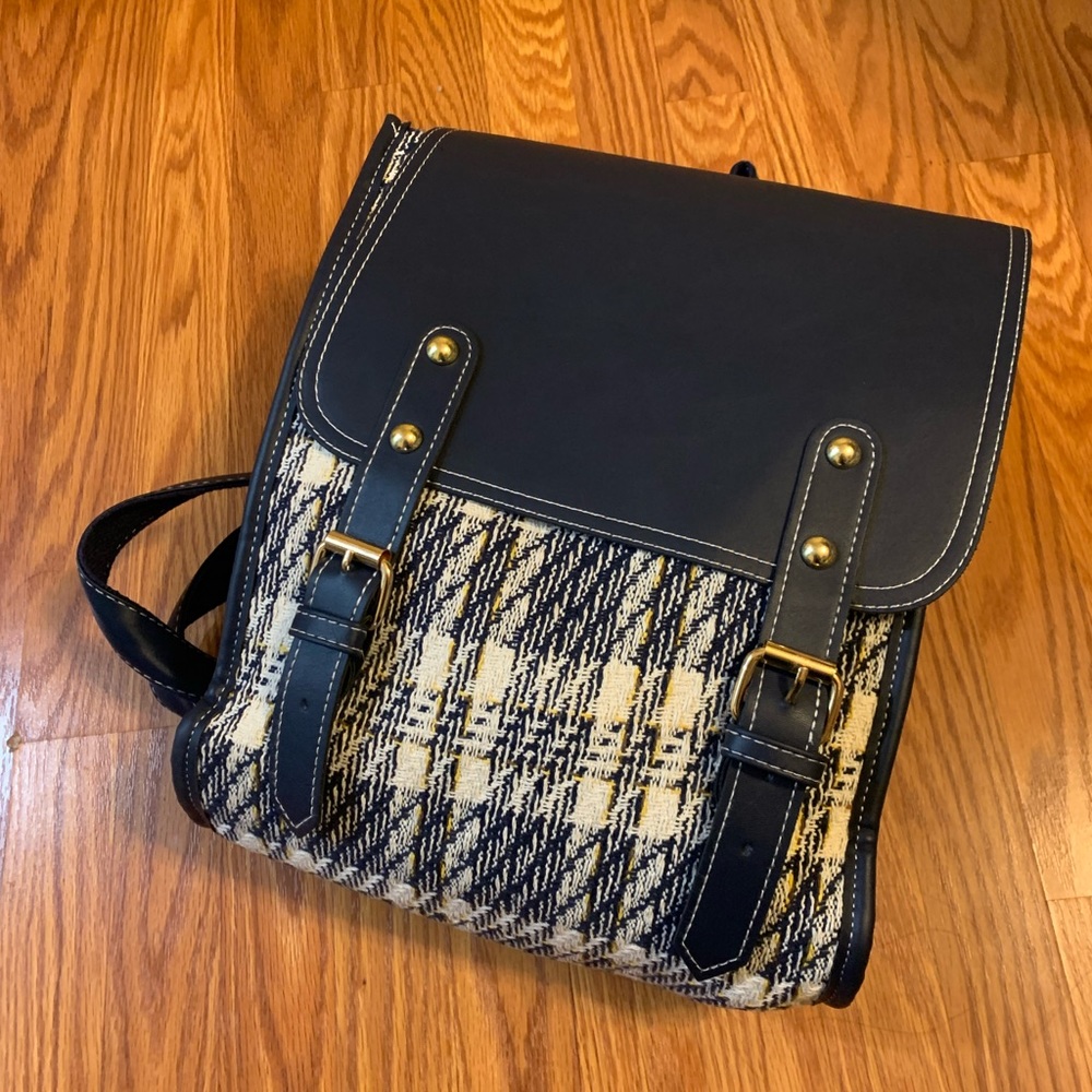 Cute Plaid Backpack